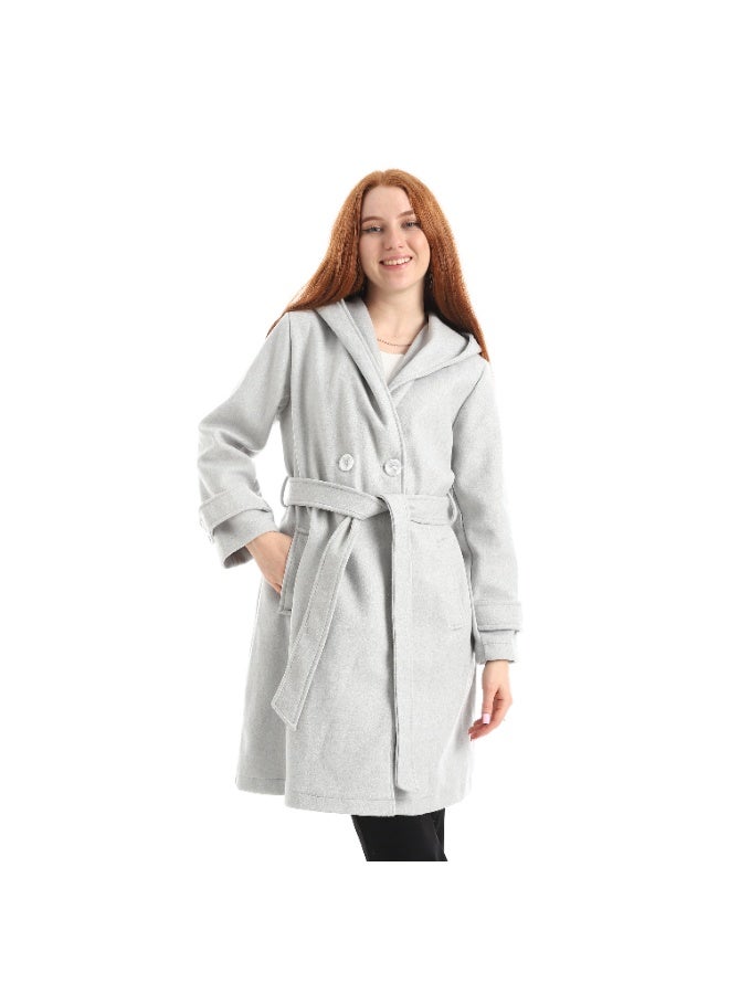Coctail Coat-17380-gray - Image 2
